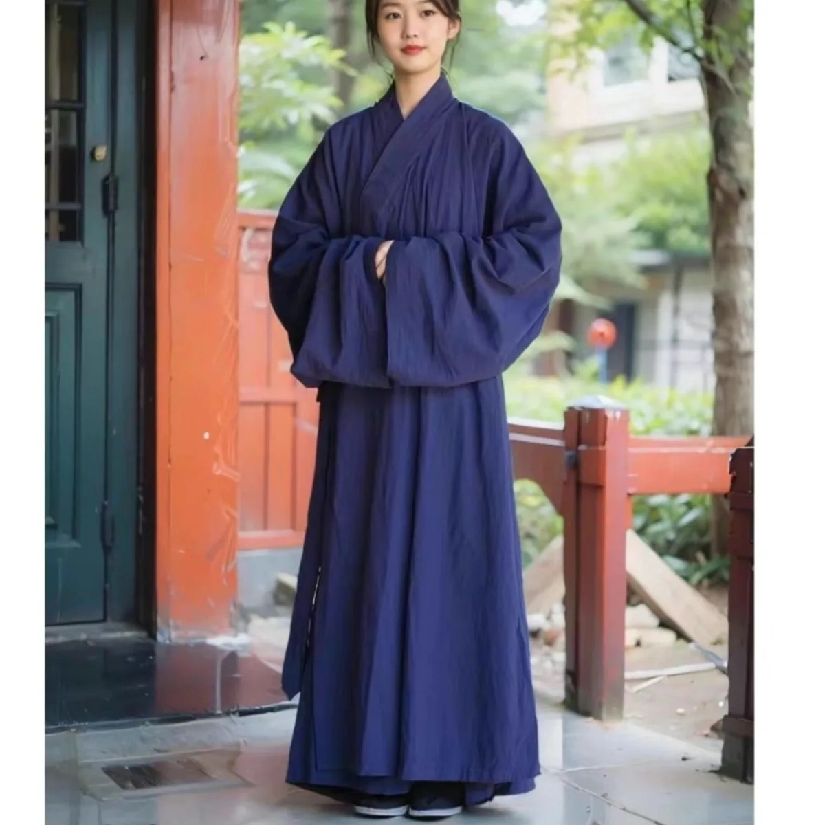 The Outcast Taoist Robe Wudang Same Style Sanqing Chinese Taoist Attire Wide Sleeves Unisex Buddhist Robe Monk Clothing