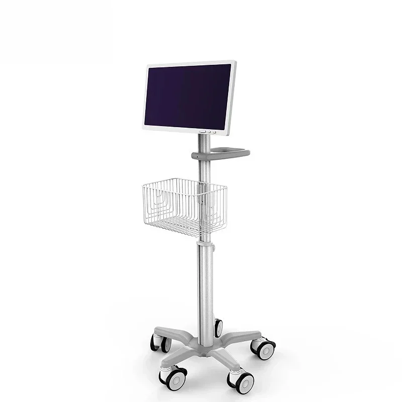 High-performance medical trolley ergonomic handle rolling bracket for industrial design of mobile phones and tablets