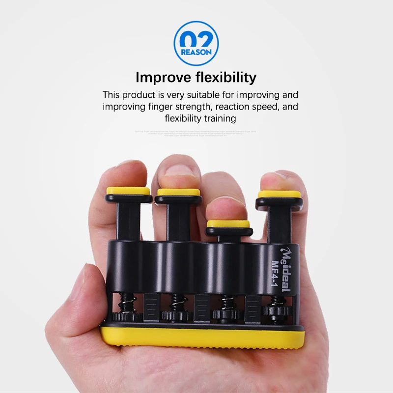 Hand Grip Finger Trainer Strengthener Adjustable Power Training Home Fitness Equipment Piano Guitar Finger Exerciser Trainers