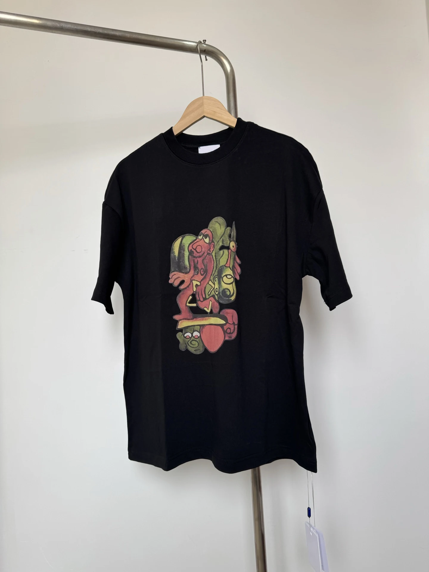 

Летние футболки высшего класса со стрелкой бренда «C/O» с абстрактным дьяволом и граффити, женские и мужские футболки, футболки в стиле хип-хоп, мужская повседневная хлопковая футболка