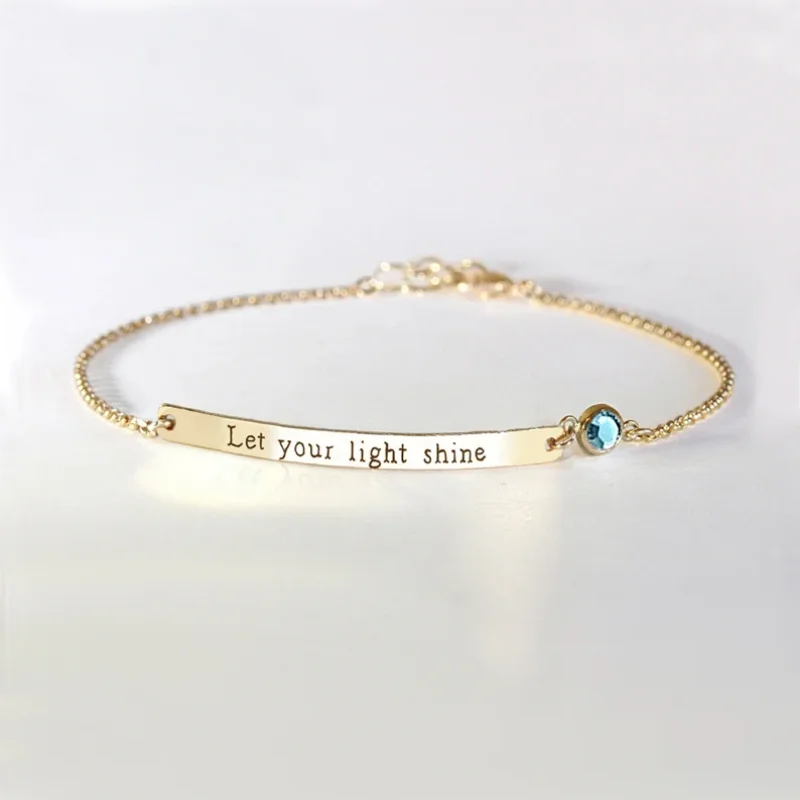 

Amaxer персонализированный браслет золотого цвета с индивидуальным именем и выгравированной табличкой с именем и браслетом с камнем для женщин и мужчин, подарки