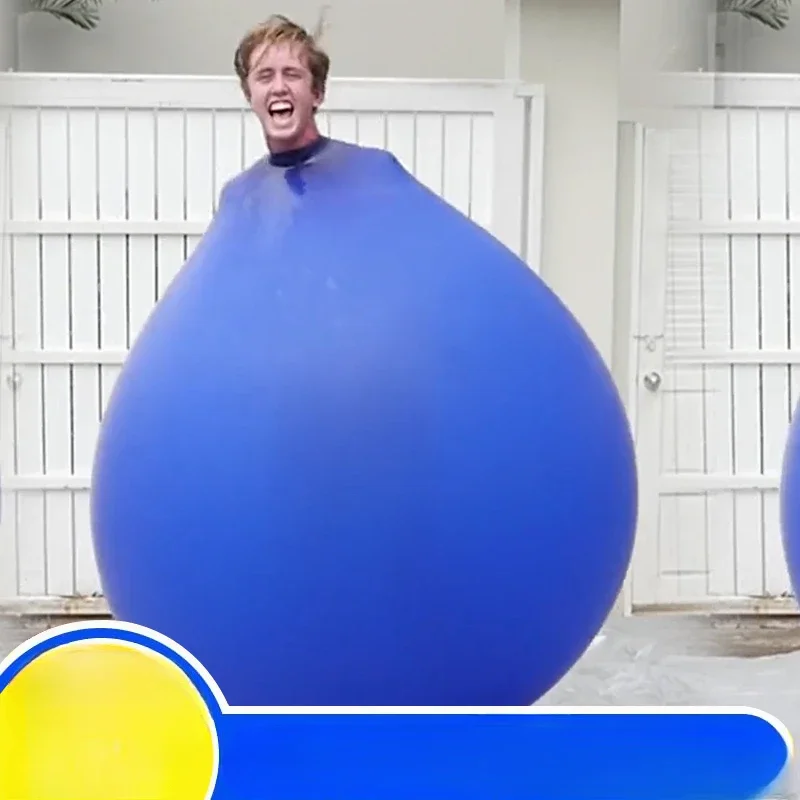 72-inch Thickened Large Human Embedded Latex Round Big Balloon Event Performance Decoration Large Balloon Wholesale