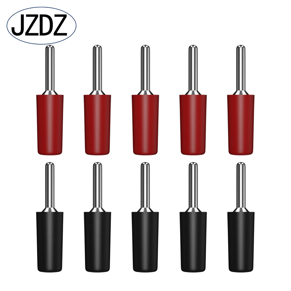 JZDZ 10PCS 2MM Banana Plug Copper Nickel Plated Electrical Connector Test Accessories 10001