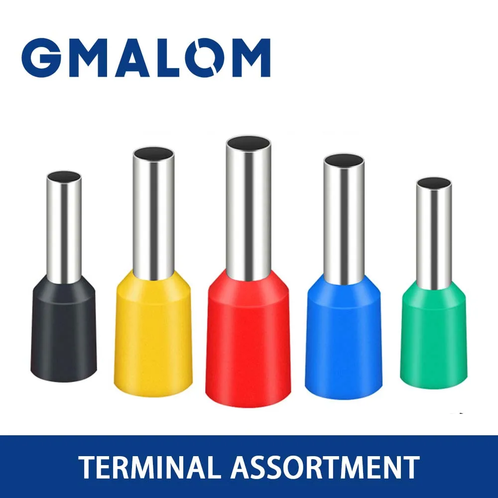 Assortment Wire Ferrules Terminals Kit, Ferrule Crimping Tool Set Crimp Pin Insulated Connectors Electrical Terminator