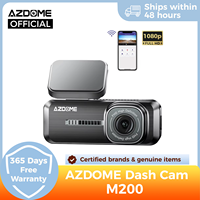 AZDOME M200 Dash Cam English Voice Control 2K Car DVR WiFi Camera for Vehicle Night Vision G-Sensor 24H Parking Monitor