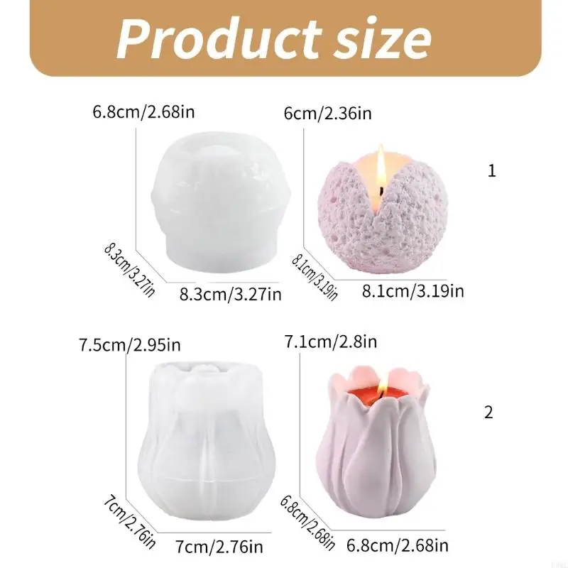 R3MC Gypsum Candlestick Silicone Mould Covative Jar Mould Mould Mould