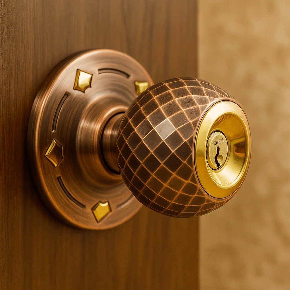 

Stainless Steel Cover Privacy Door Knob Universal Design Spherical Handle Stainless Steel Door Lock Locking Mechanism