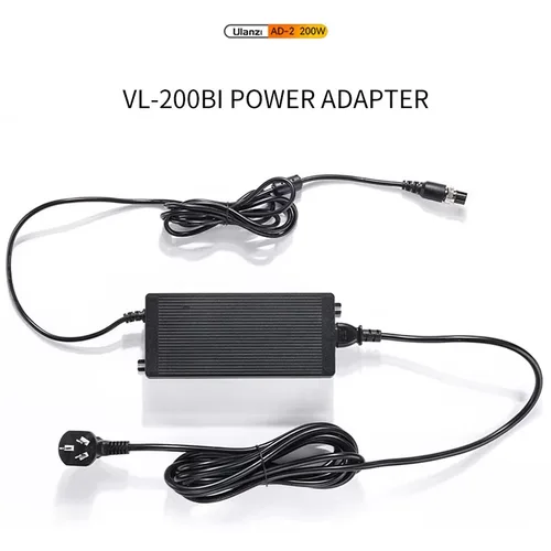 Adaptador de corriente de luz con montaje en V Ulanzi AD-2 200W para luz COB Ulanzi VL-200Bi