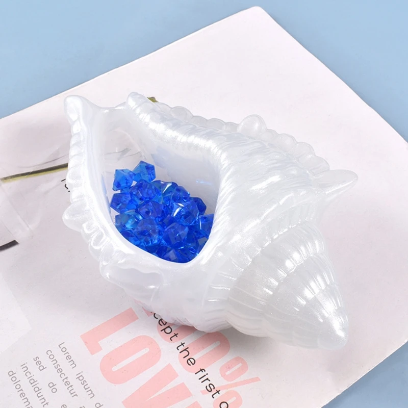 Conch Storage Box Silicone Mould DIY Crafts Container Making Tool Crystal Epoxy Resin Mold