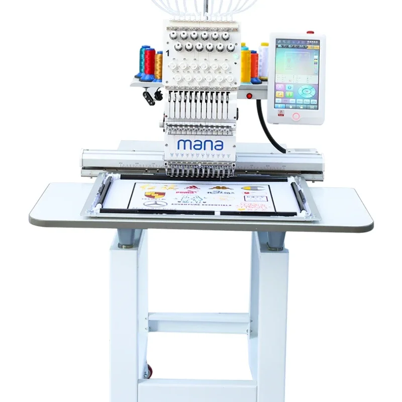 Customized computerized embroidery machine Full-automatic small single-head embroidery machine Household commercial industrial