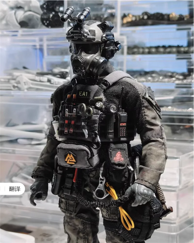 YYDS 1/12 دمية الجندي الصدر معلقة التكتيكية سترة لعبة مجسمة الملحقات صالح 6 ''عمل الشكل الجسم في الأوراق المالية