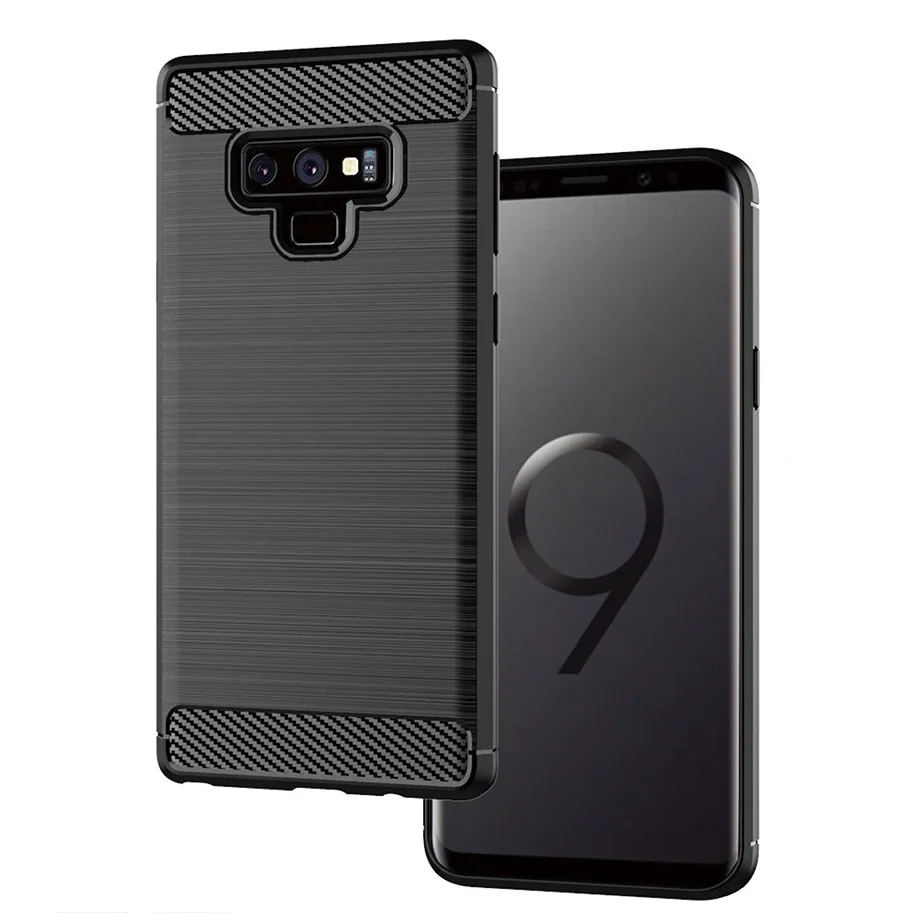 Case For Samsung Galaxy Note 9 Case Silicone TPU Bumper Shockproof Carbon Cover for Samsung Galaxy Note9 N9600 N960F чехол Case