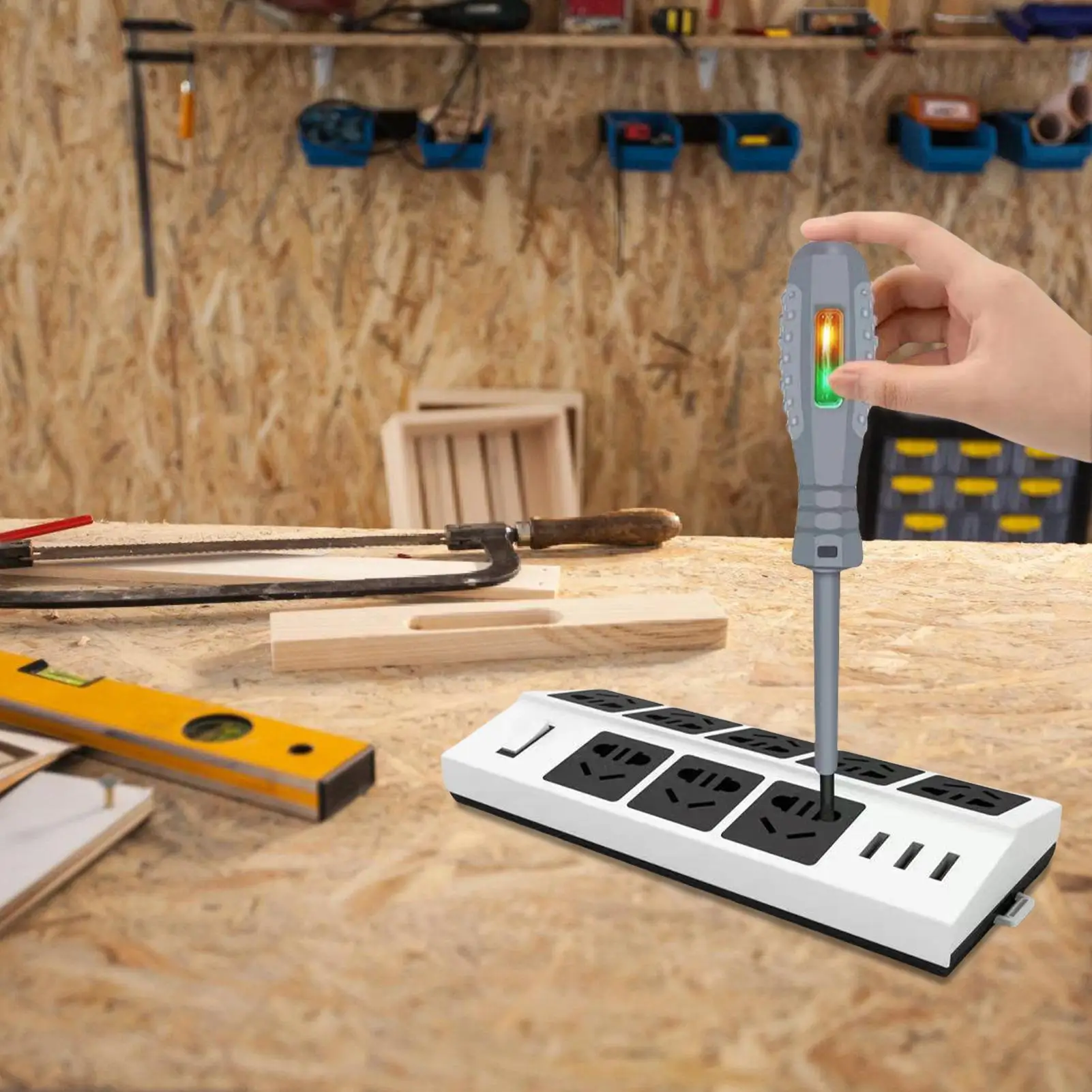 Multifunctional Electrician Test Screwdriver AC Non-contact Induction Test Pen 2-in-1 Voltage Test Pen Screwdriver Tool