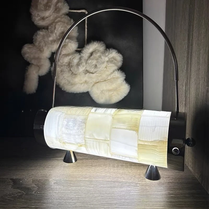 

Italian light luxury jade decorative table lamp modern simple style living room bedroom restaurant hotel display cabinet