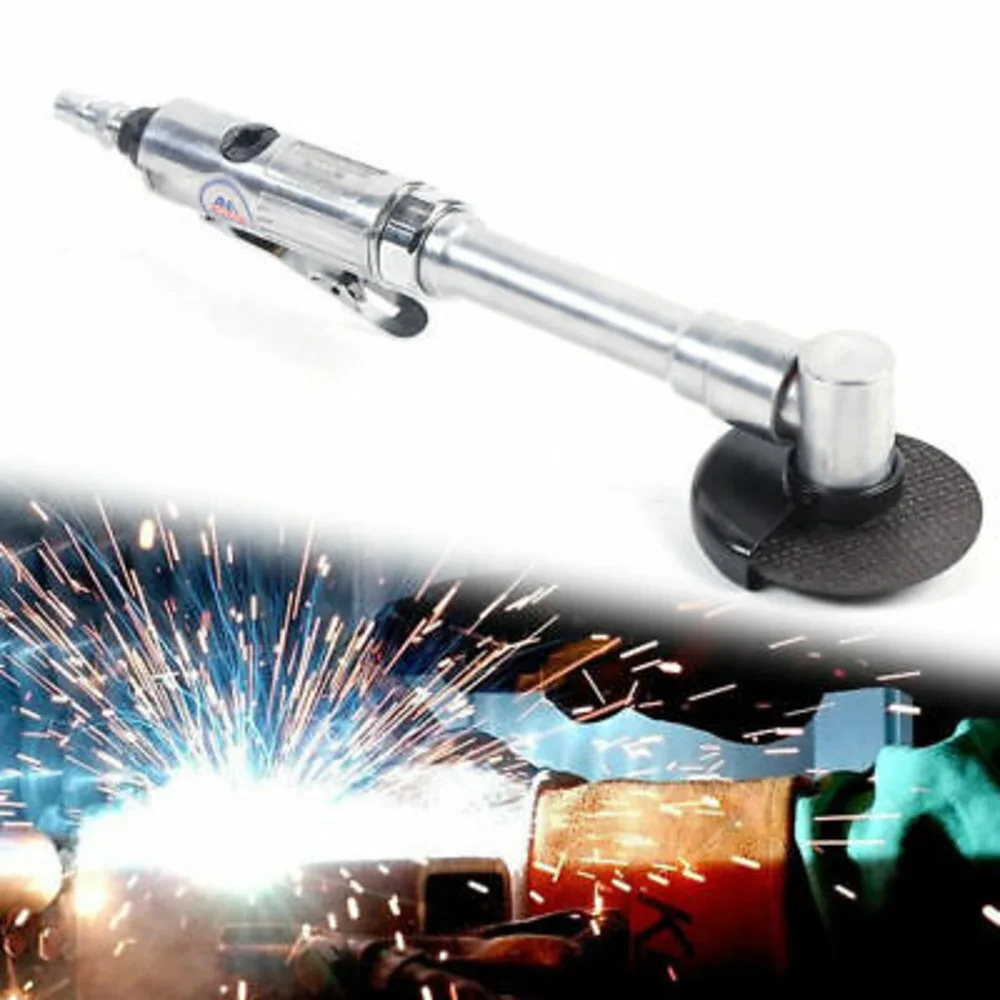 18000 RPM Pneumatic Tool Air Die Grinder Metal Polisher Long Handle Angle Die Grinder Cutting Repairing Convenient Tool 90 PSI