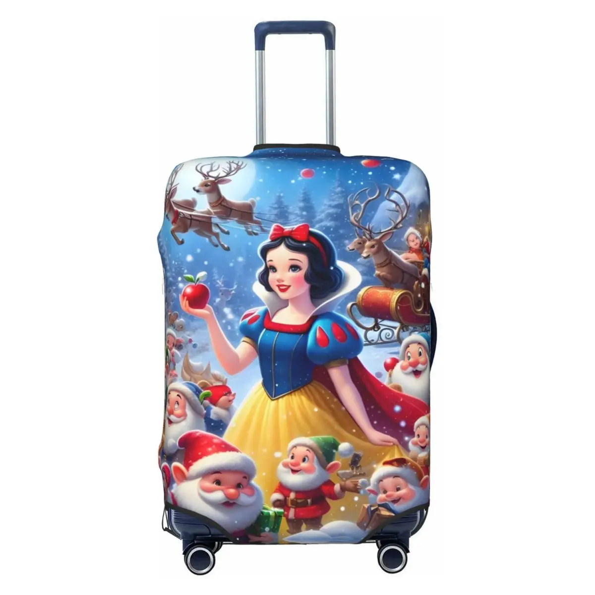 

Custom Snow White And The Seven Dwarfs Luggage Cover Protector Fashion Film Cartoon Travel Suitcase Covers 18-32 Inch