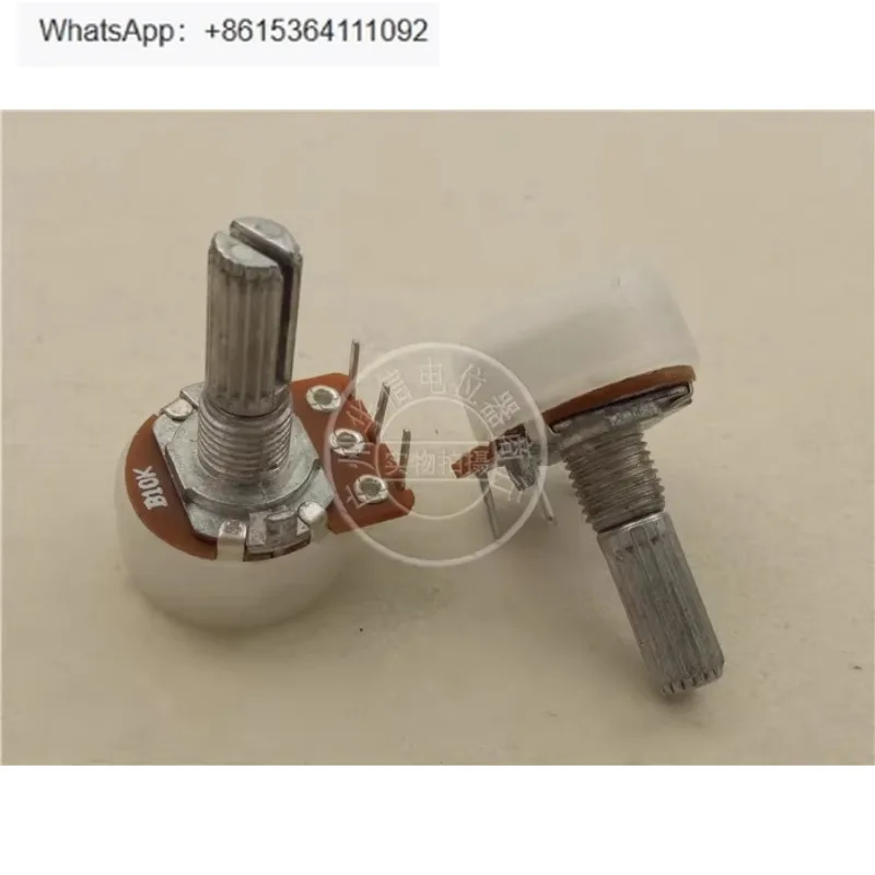 

10Pcs 16 type single B10K inner bending potentiometer with stepping 41 points B10K handle 20MM dust cover