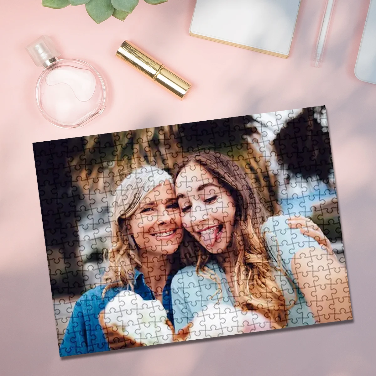 35/300/500/1000 Stück personalisiertes individuelles Fotopuzzle, Selfie, individuelles Fotopuzzle mit Porträt, handgefertigtes Geburtstagsgeschenk