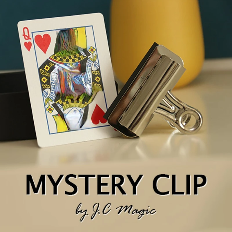 Mystery Clip by J.C Magic Tricks Clip Find The Chosen Card Prediction Magia Magician Close Up Illusions Gimmicks Mentalism Props