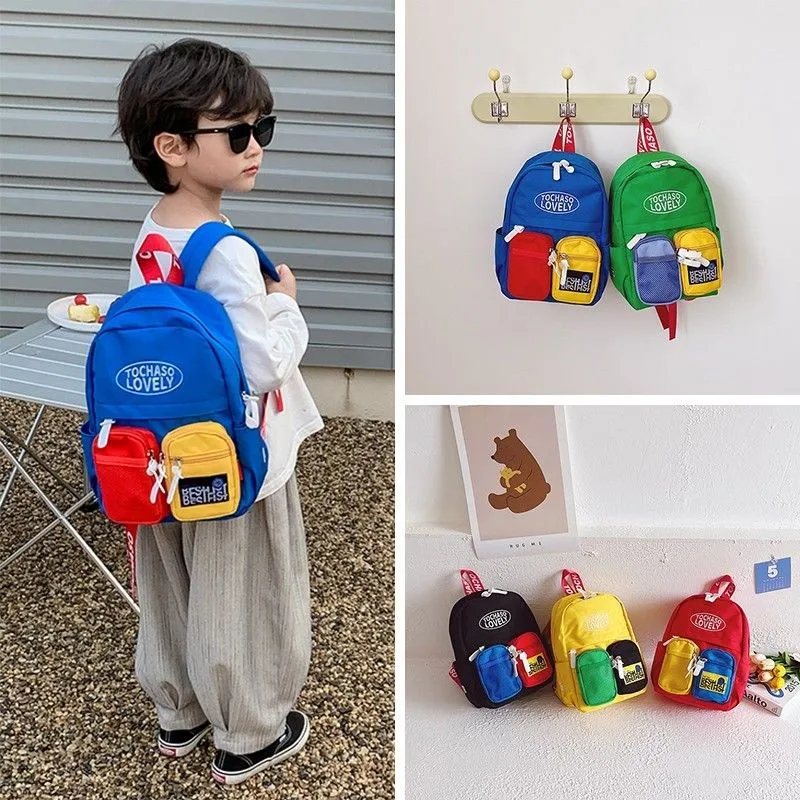 

Children's Fashion Portable Large Capacity Backpack JKindergarten Cute Travel Small Backpack Kids' Trendy Boys' Backpack LJ086