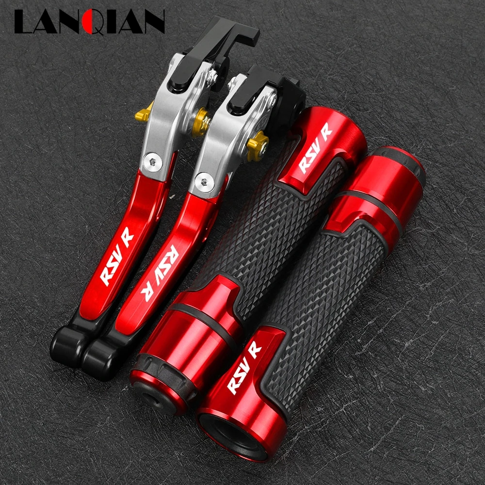 

FOR Aprilia RSVR RSV R 2004 2005 2006 2007 2008 Motorcycle Accessories Adjustable Brake Clutch Levers Handlebar Hand Grips Ends