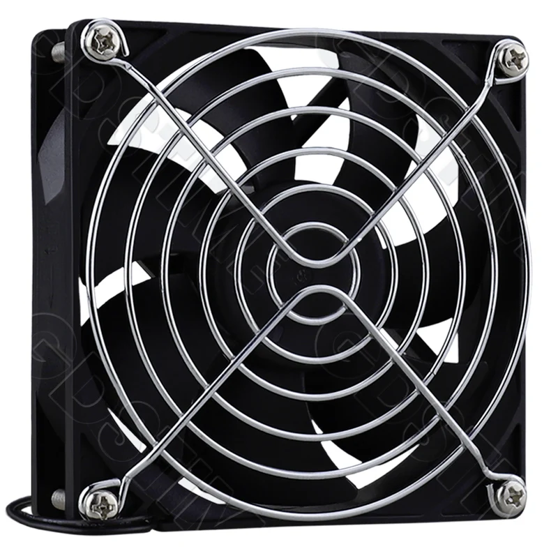 GDSTIME EC Axial Fan 60mm 80mm 90mm 120mm Dual Ball Brushless PC Cooler AC 110V 120V 220V 230V 240V 12025 8025 Computer Case Fan