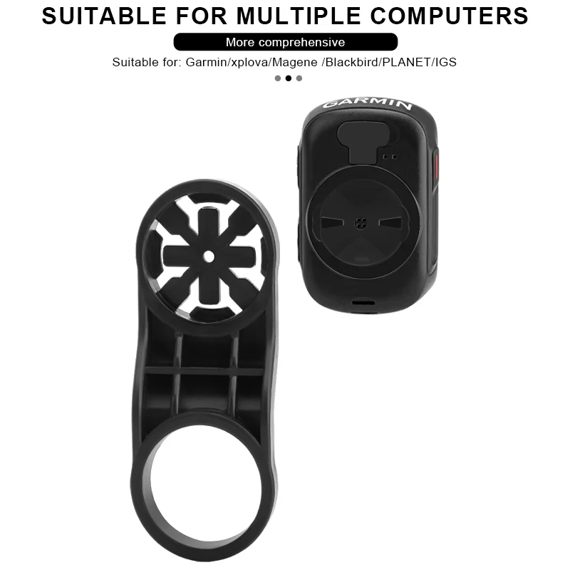 자전거 폰 홀더 자전거 핸들바 뒤쪽 버클 홀더 3M 어댑터 강력 접착 지지대 사이클링 가민 컴퓨터 마운트