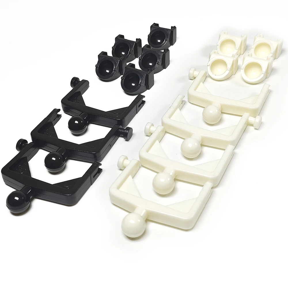 100/Pack Disposable Dental Articulator with Flat Back ABS Plastic Bite Frame mode Denture Disposable Articulator Dental Lab Tool