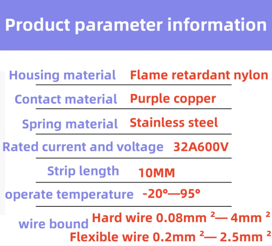 ขั้วต่อสายไฟขนาดกะทัดรัดอเนกประสงค์5ชิ้นสำหรับต่อสายไฟขนาดเล็ก28-12AWG