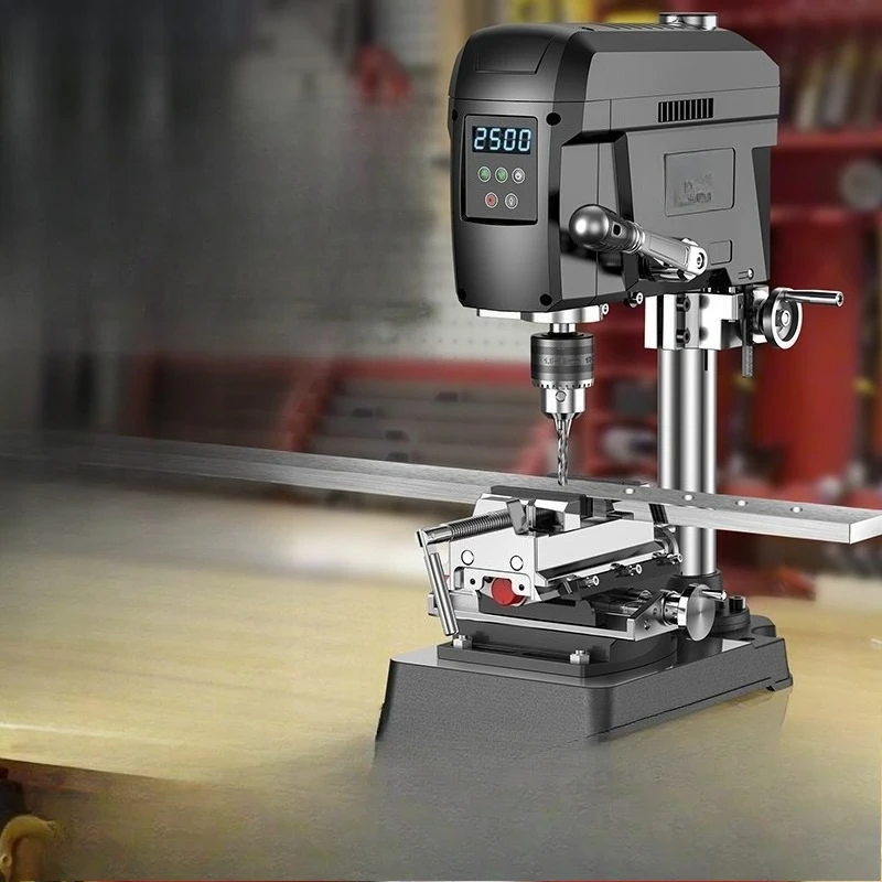 Brushless digital table drill small household 220v high power drilling machine table high precision drilling machine