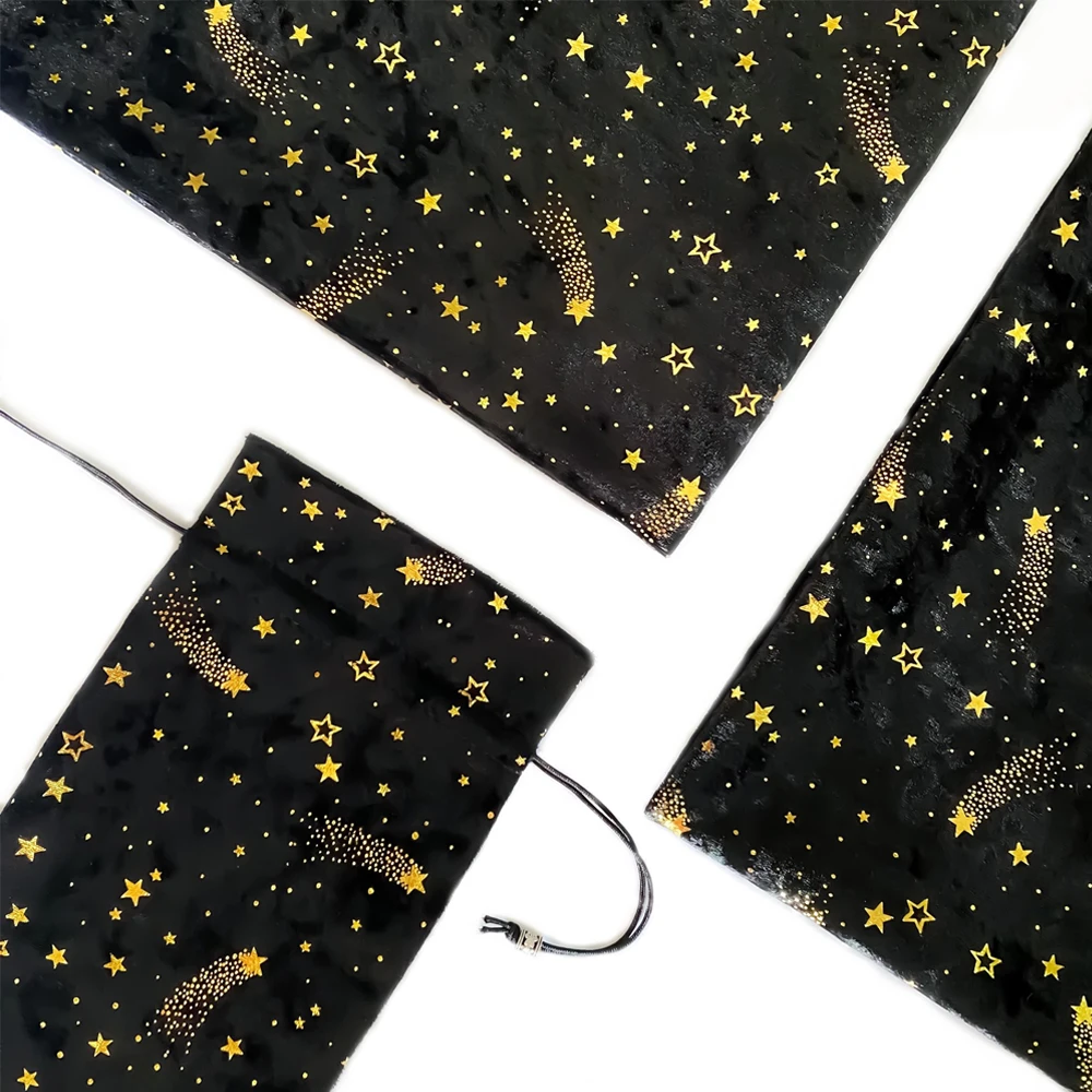 

Tarot скатерть гадание сумка для карт, алмазная бархатная позолоченная звездное небо, карточка о, карточка о-о, карточка с изображением оракла, новый век, ретро игра Таро Уайт