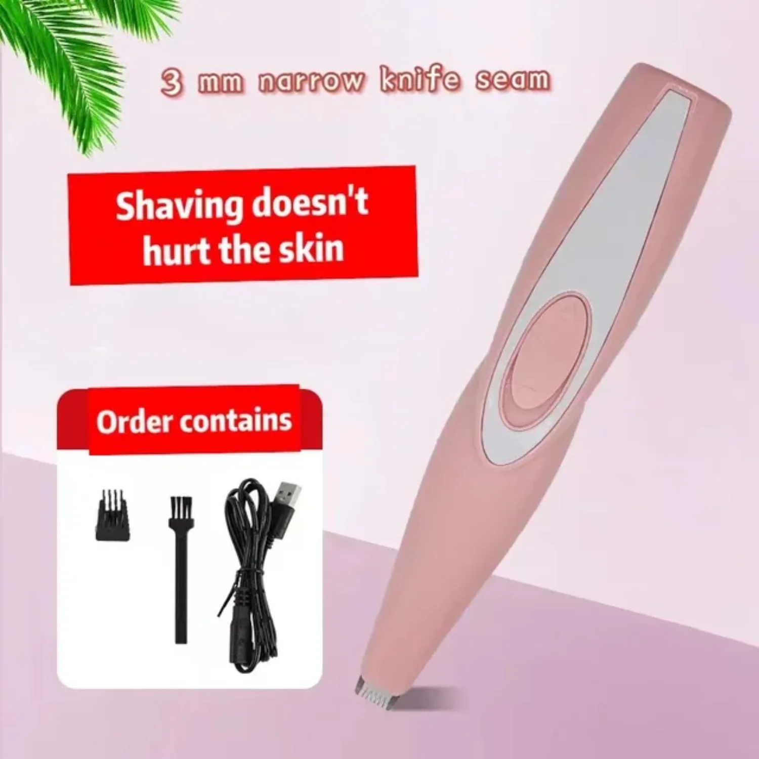 ماكينة تشذيب شعر الكلاب الاحترافية - ماكينة قص الشعر للأقدام والمؤخرة والأذنين والعيون - ماكينة قص شعر الحيوانات الأليفة - منخفضة الضوضاء و