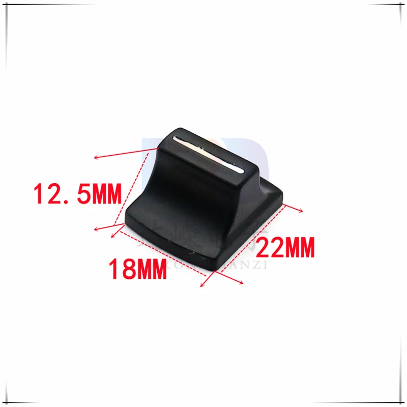 10PCS 22*18*12.5mm Plastic push key cap linear sliding potentiometer Push rod cap mixer panel /DJ Hero push cap hole 4MM