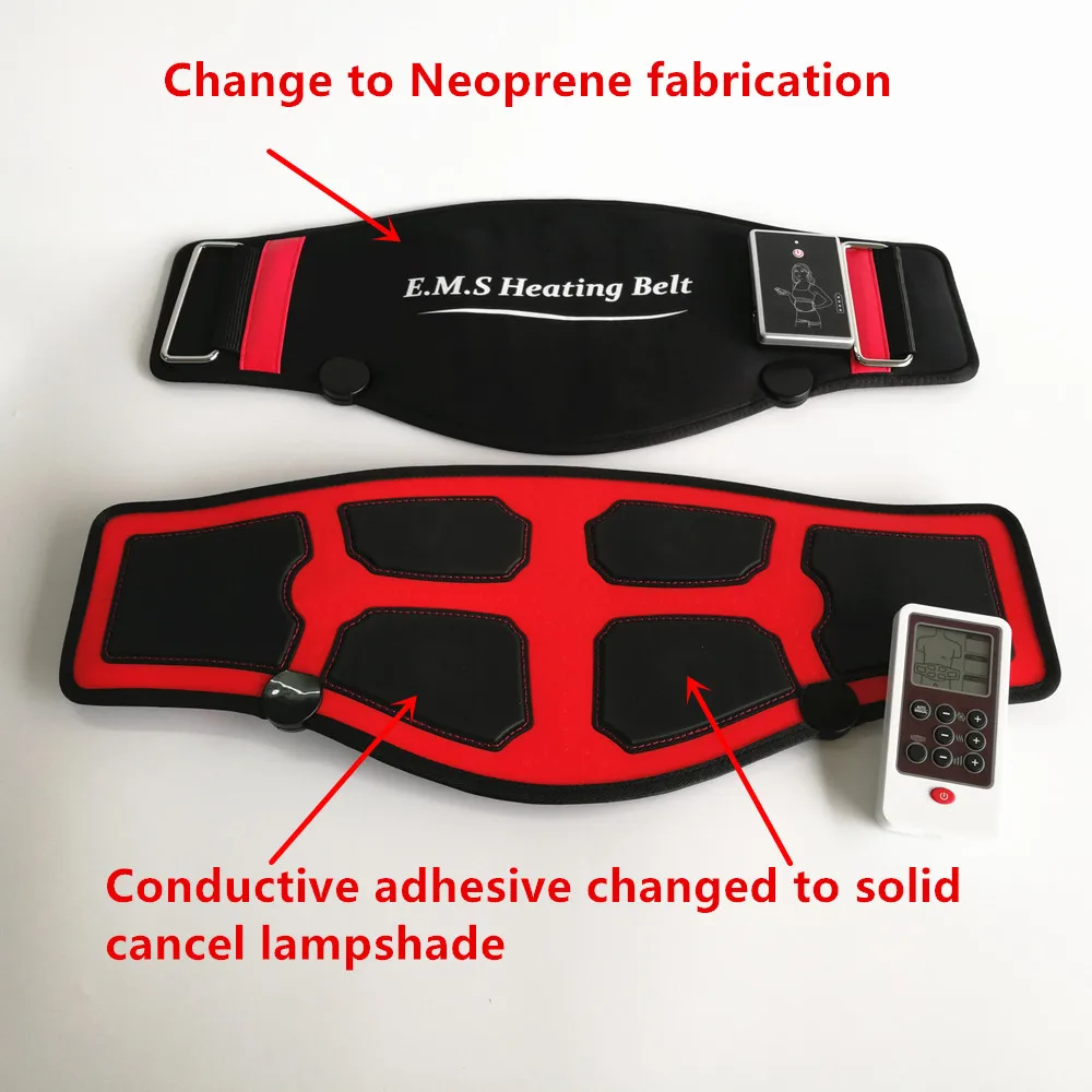 NEW EMS Belt Massage Set Abdominal Fitness Device Intelligent Belt Full Body Muscle Stimulation Trainer USB Charging Version