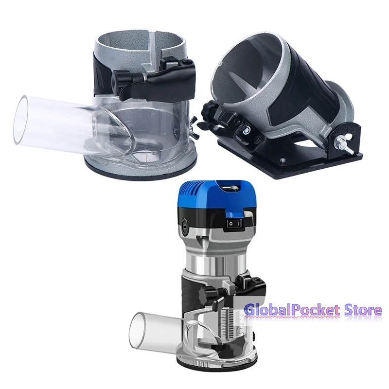 Woodworking Router Trimming Machine Bases Adjust Aluminum Alloy Plunge Router Base Trimmer Machine Base Power Tool Accessories