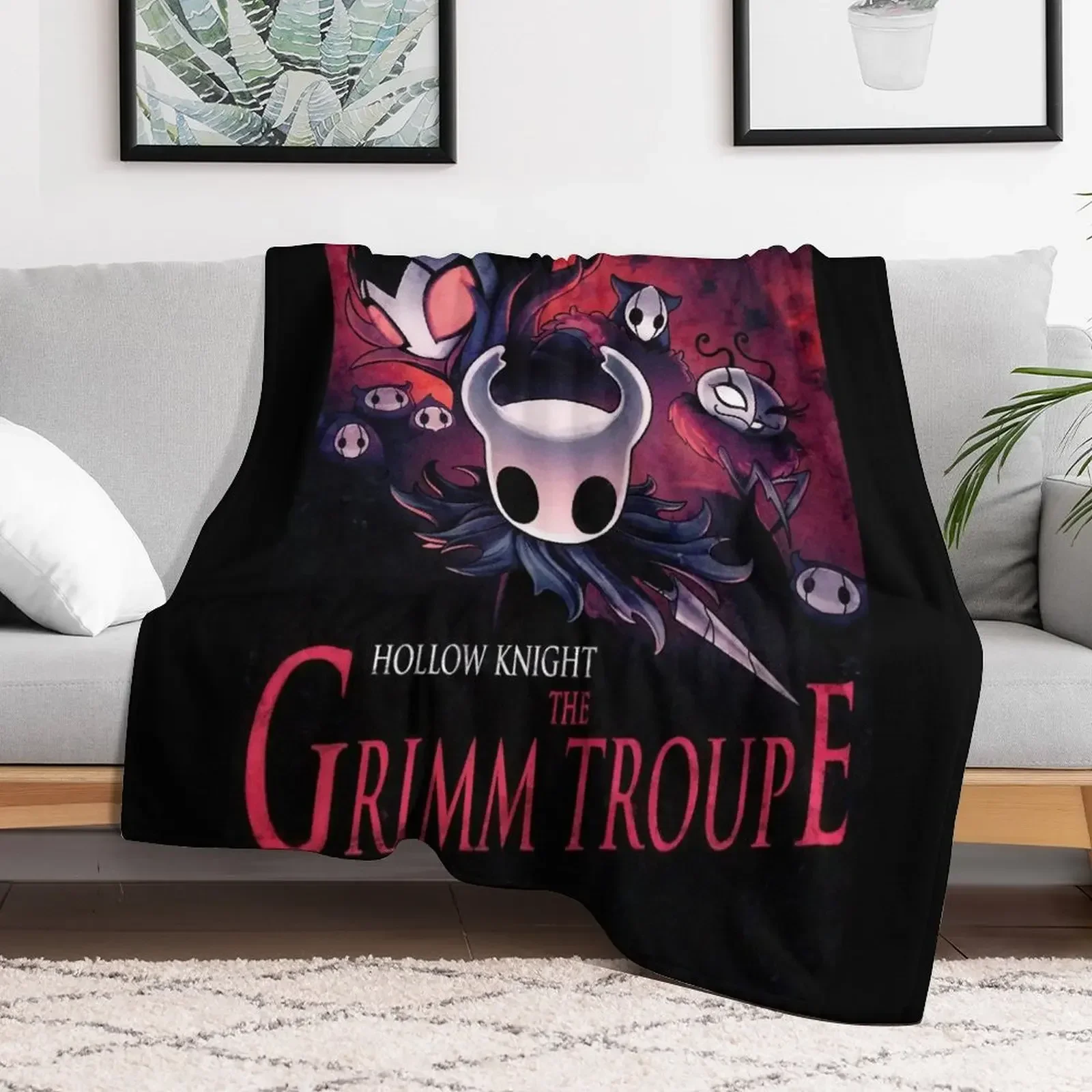 The Grimm Troupe Throw Blanket Luxury St Plaid on the sofa Sofas Hair Blankets