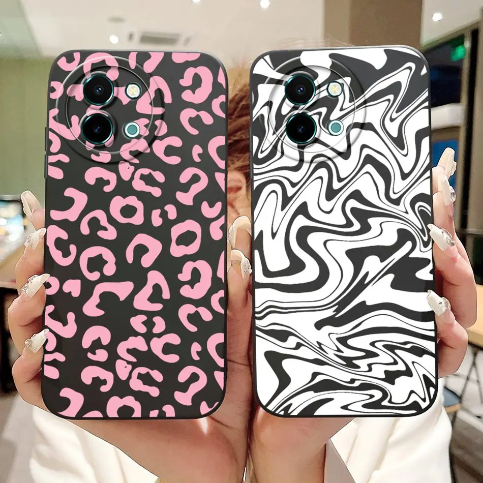 ل Vivo Y38 Y58 2024 كول موضة نمط جراب هاتف ل Vivo Y38 Y58 5G لينة سيليكون للصدمات