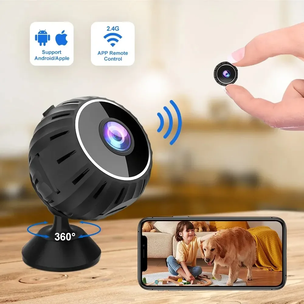 Wifi Mini Camera Video Recorder Security Surveillance Monitor Camera Smart Home For Infants Pets IP Cam Nanny Motion Detection