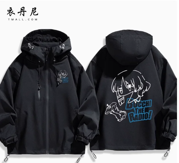 

Anime BOCCHI THE ROCK! Yamada Ryo Hooded Outdoor Jackets Cosplay Autumn Winter student Men Women Coat Jacket Tops