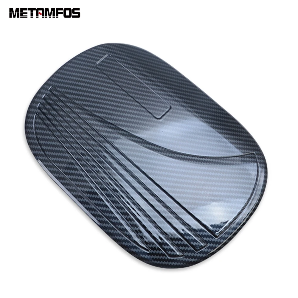 Fuel Tank Cap For Hyundai Tucson 2019 2020 Carbon Fiber Chrome Oil Filler Cover Trim Decoration Sticker Accessories Car Styling