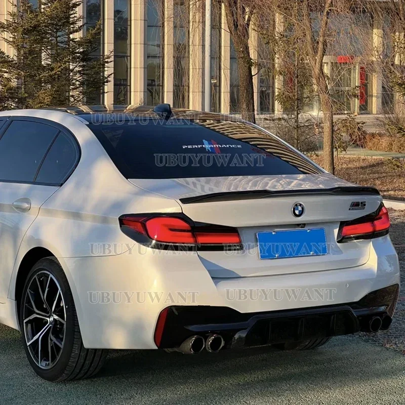 For BMW 5 Series G30 Spoiler 2018 2019 2020 Year Rear Wing PRO Style Sport Body Kit Accessories Carbon Look