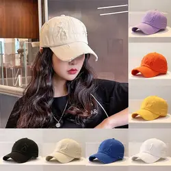 New Trendy Streetwear Hip Hop Worn Hole Face Cap For Women Men Orange Purple Letter Summer Snapback Cap Gorras Hombre