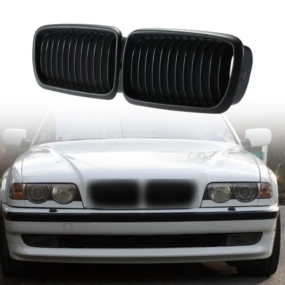 

2Pcs Replacement ABS Car Front Grille Guard 51138125811 51138125812 for BMW 7 Series E38 1999-2001