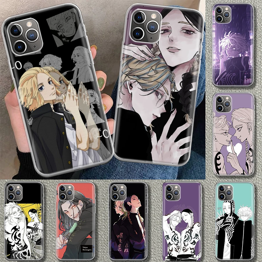 Tokyo Avengers Anime Phone Case Cover For iPhone 11 12 13 14 15 16 Pro Max Apple X XS XR 7 Plus 8 + Art Customized Fundas 14 13