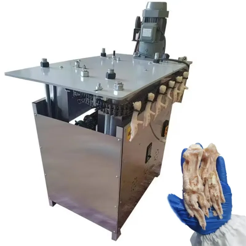 Automatic Chicken Claw Deboner Duck Feet Opening Bone Removing Machine Poultry Claw Skinning and Deboning Machine