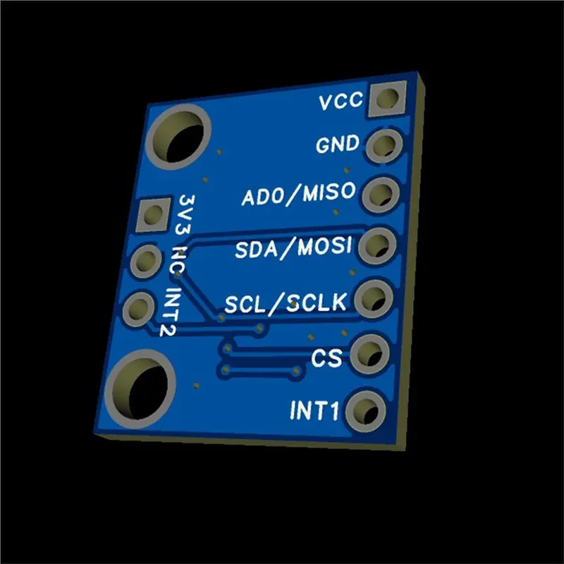 

Hot Selling-6-Axis BMI323 IMU Module Three-Axis Acceleration And Three-Axis Angular Velocity Sensor Module BMI323 Six-Axis IMU M