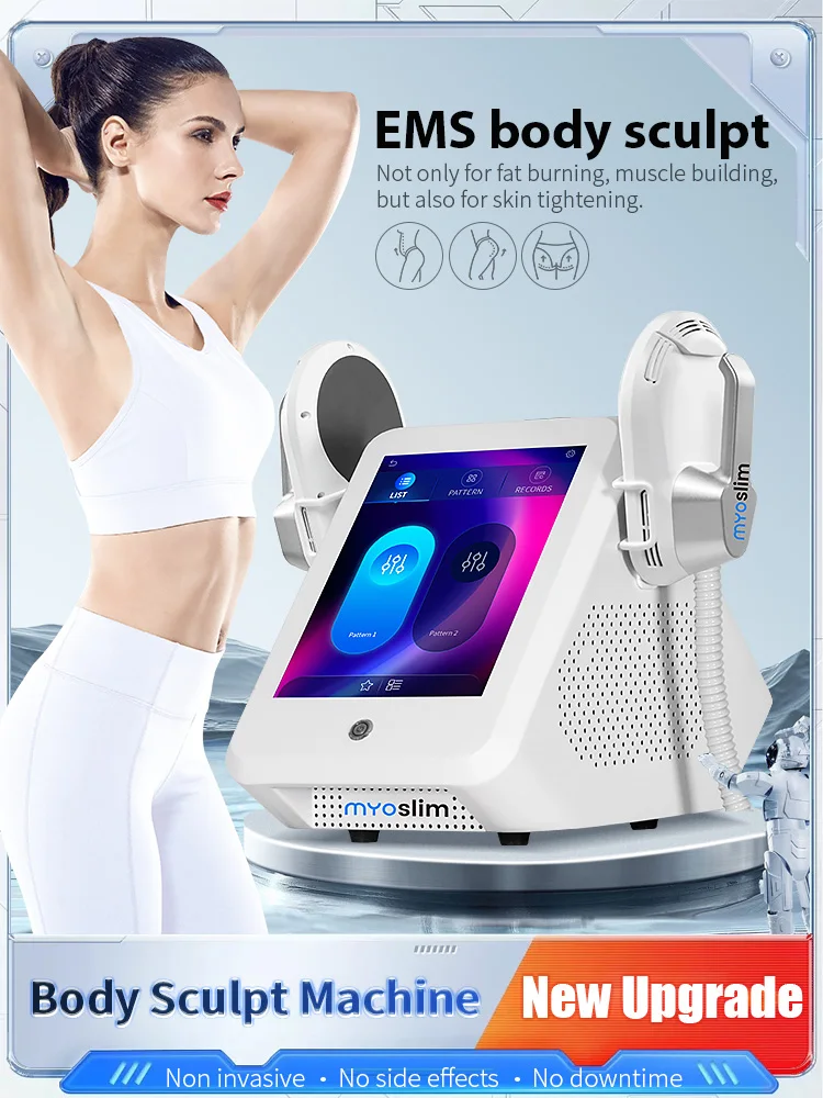 

MYOSLIM новый Body Slim Sculpt Muscle Stimulate Fat Removel 6500 Вт электрическая машина Hi-emt RF потеря веса портативный электромагнитный