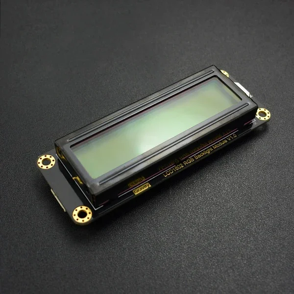 Gravity: I2C LCD1602 RGB color backlit LCD screen 16 million color combinations V2.0