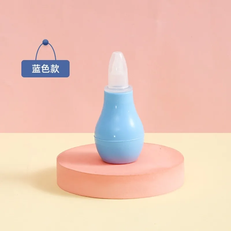 NewBorn Silicone Kids Safety Nose Cleaner Manual Snot Vacuum Suction Soft Children Nasal Aspirator Baby Care Accessory