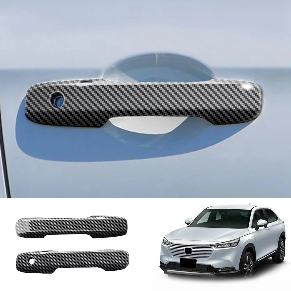 Car Outer Door Handle Frame Door Handle Cover Car Accessories for Honda VEZEL RV 2021 B